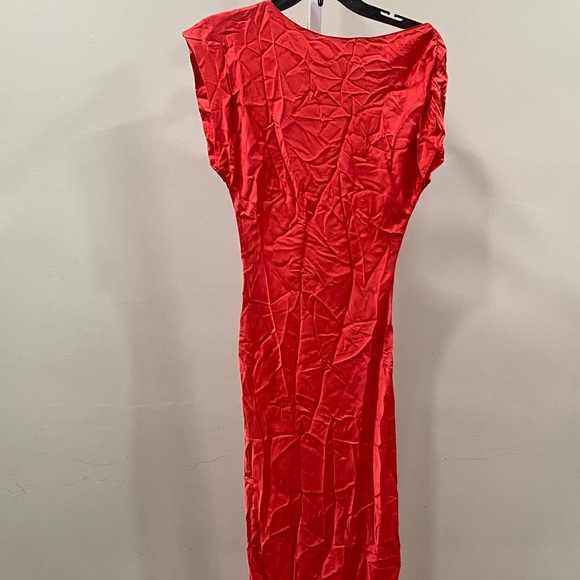 Amanda Uprichard Elroy Maxi Dress in Crimson - Picture 4 of 10